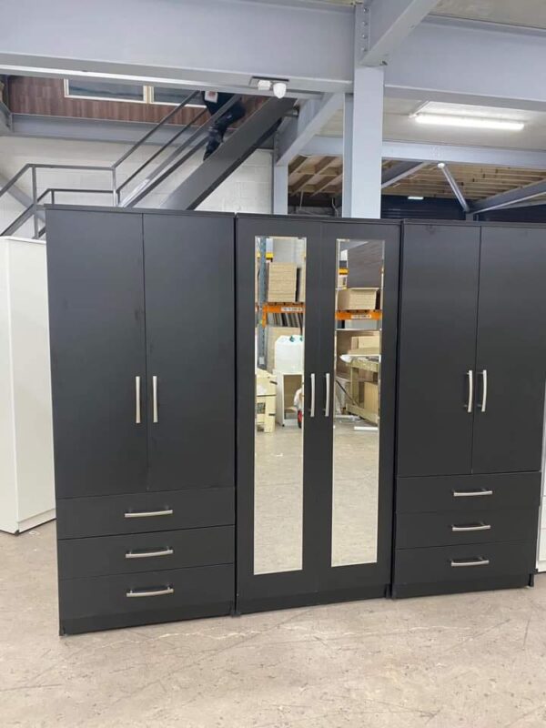 6 Door Wardrobe - Image 12