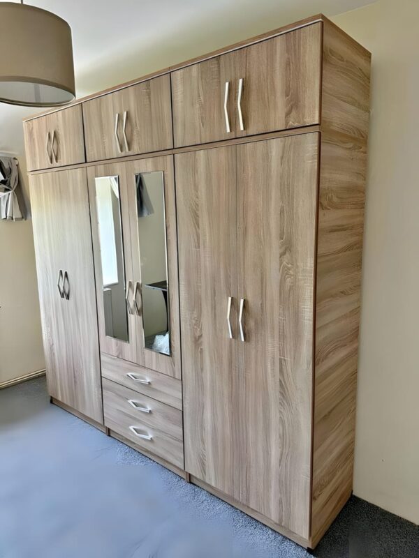 6 Door Wardrobe - Image 3